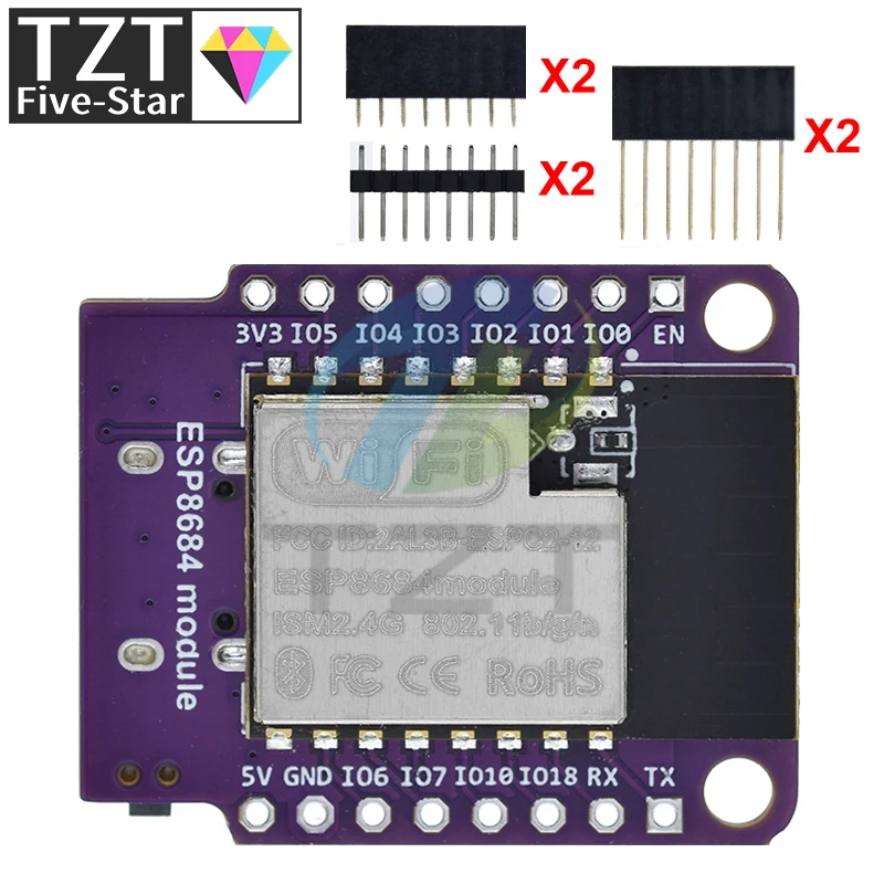 Wemos D1 Mini ESP8266 ESP32 ESP32-C2 DevKit Serial WIFI + Bluetooth CH340G ESP8684 Módulo de placa de desarrollo para Arduino