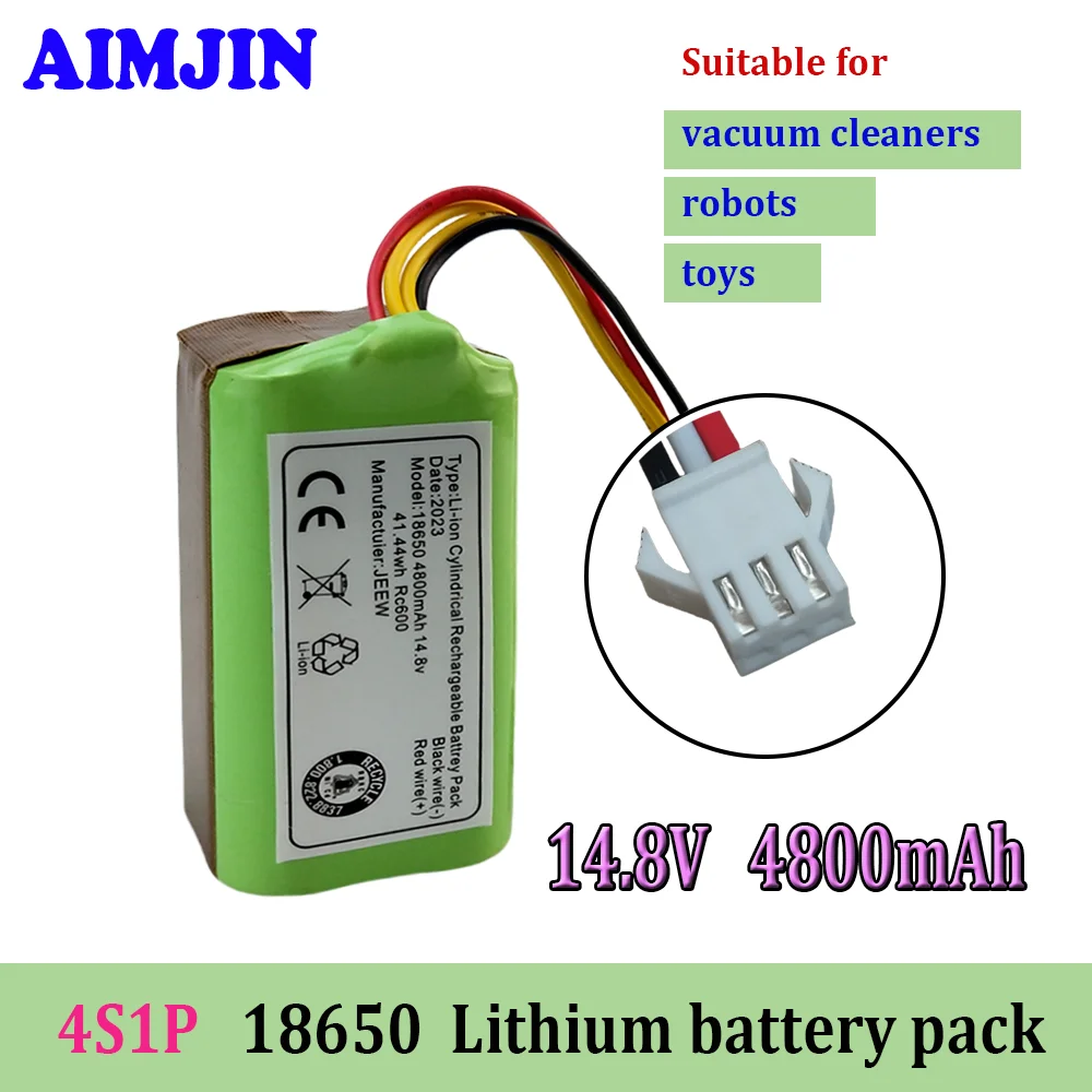 

14.8V robot vacuum cleaner battery pack replaced with chuwi ilife V7 V7S Pro robot vacuum cleaner battery