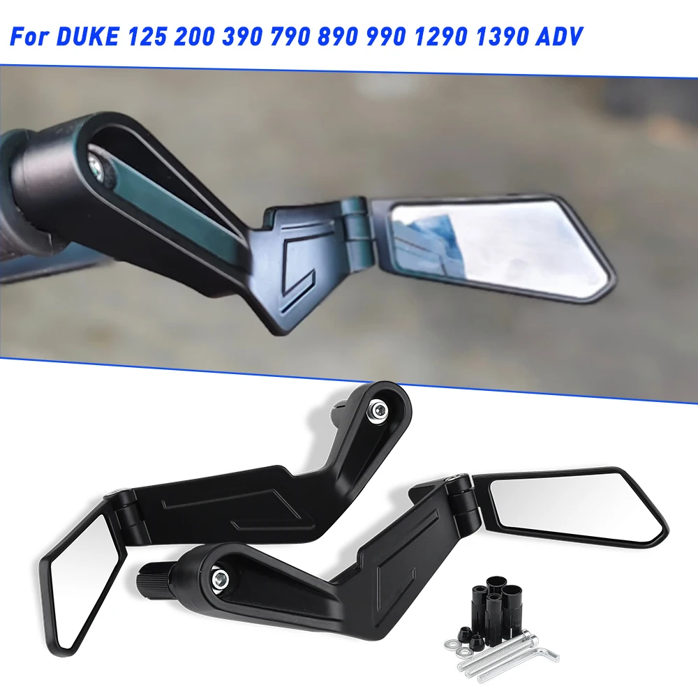 

Motorcycle Accessories Handlebar Rearview Mirror Foldable Rearview Mirror Side Mirror For Duke 125 200 1390 1290 Super Duke R