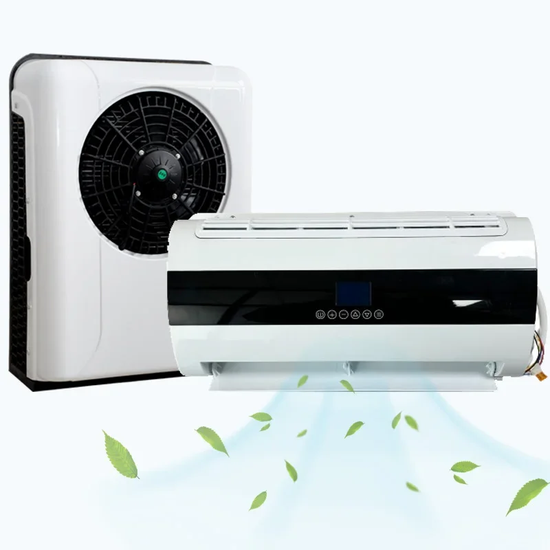 Automobile air conditioner 12v24v vertical split back hanger retrofit electric refrigeration room truck parking air conditioner