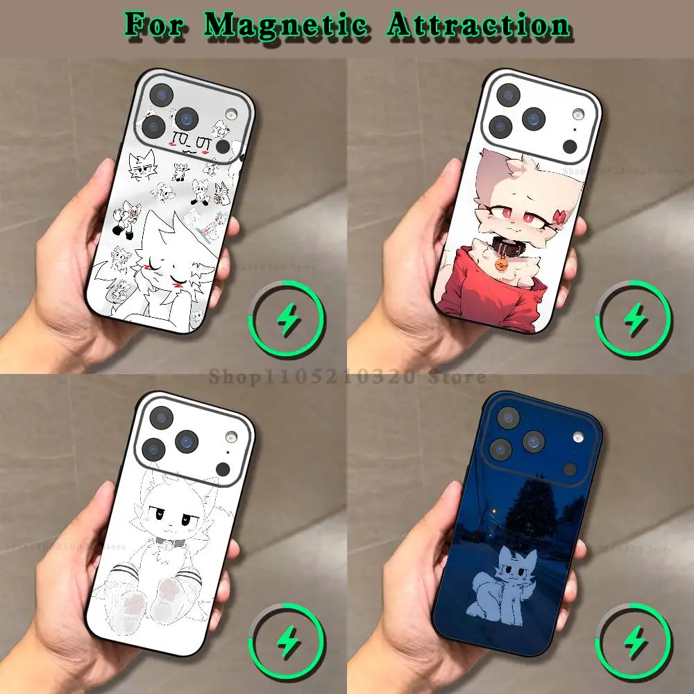 

Cute B-Boykisser Phone Case For iPhone 17,16,15,14,13,12,11,Pro,Max,Plus,E,Air,Mini Magnetic Magsafe Frosted Clear