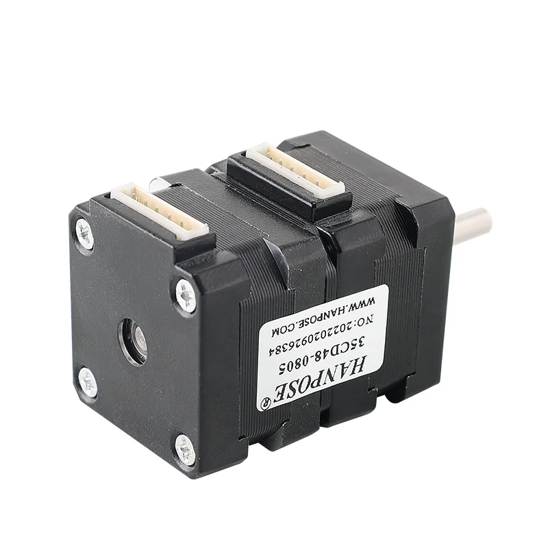 Micro DC Motor 12V Pulse 35 Double-Layer Overlapping Stepper Motor 48 High Shaft Can Simultaneously Forward And Reverse