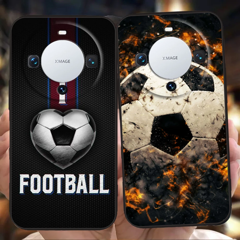 Football Sport Soccer Phone Case Cover for Huawei Mate 60 Pro P50 P40 P30 P20 P10 P Smart Y6 Y7 Y9 Plus Silicone Fundas Shell