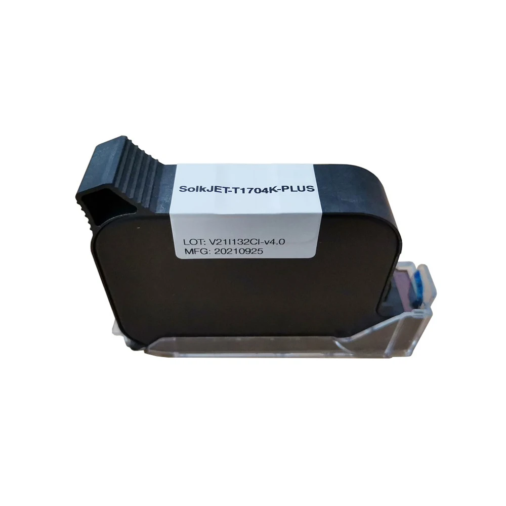 

SolkJET T1704K Inkjet Cartridge 600DPI High Adhesion Fast Dry for No Encrypted Handheld Online TIJ 2.5 Inkjet Printer