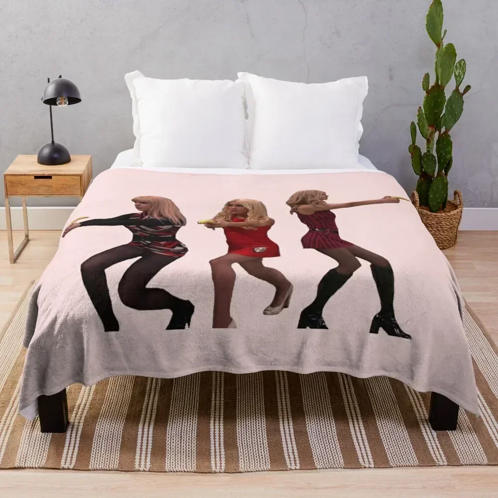 

blondes squad Throw Blanket Single Luxury Throw Furrys For Baby Blankets