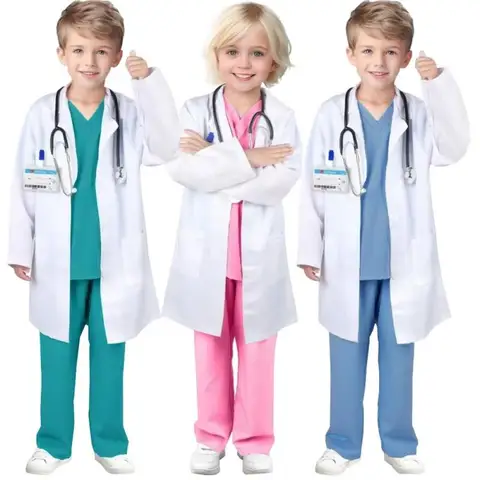 Doctor Nurse Scrubs Costume Set