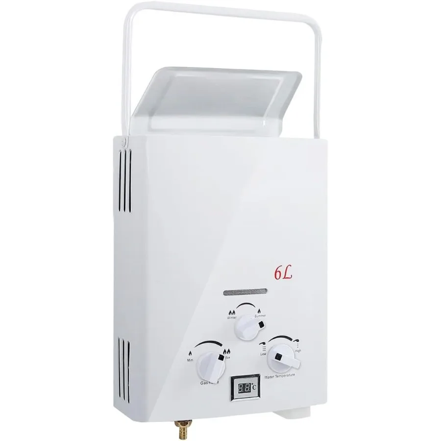 

TC-Home 1.6GPM 6L Propane Gas Instant Tankless Hot Water Heater Outdoor for Efficient On-Demand Hot Water Supply in Outdoor App