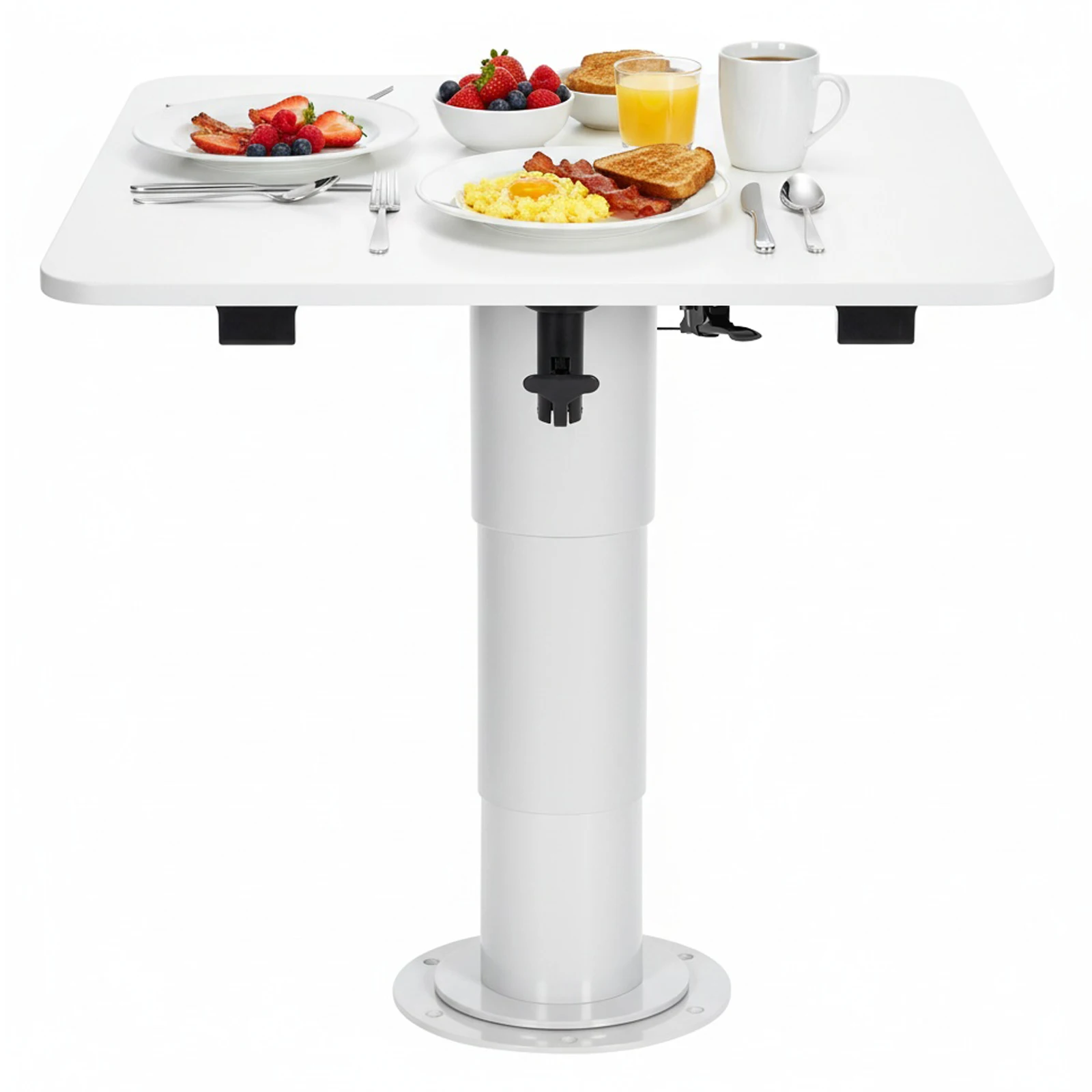 

RV Table Pedestal Stand Leg Height Adjustable Pneumatic Table Leg Base Bracket with Gas Lift for Marine Boat Marine Yacht