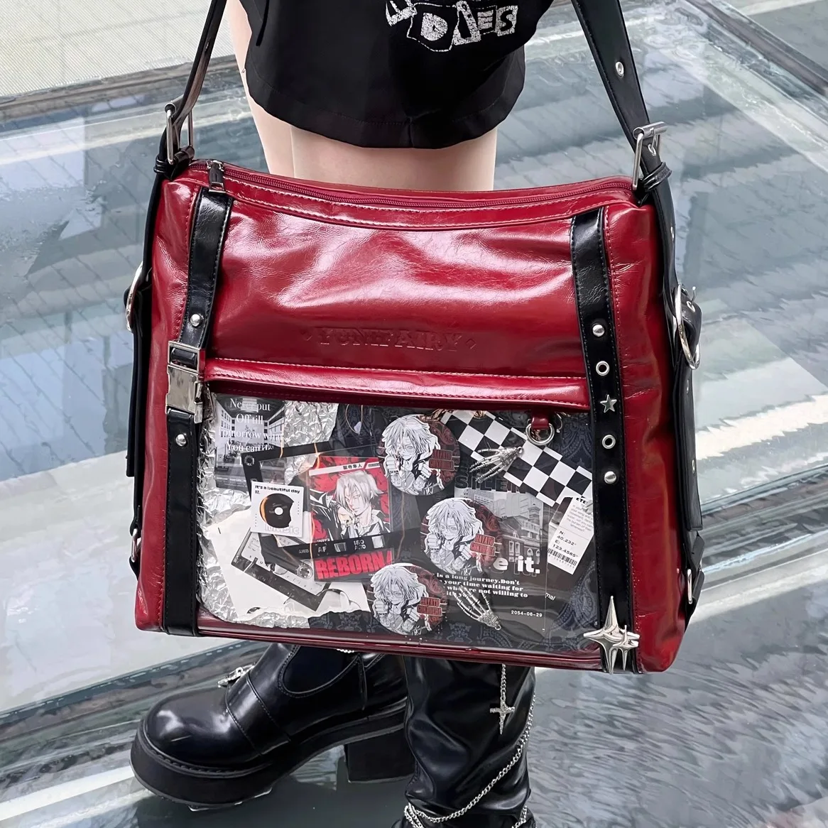 

Japanese Original Two-dimensional Comic Exhibition Single Shoulder Management Ltabag Daily Neutral Students Class Messenger Bags