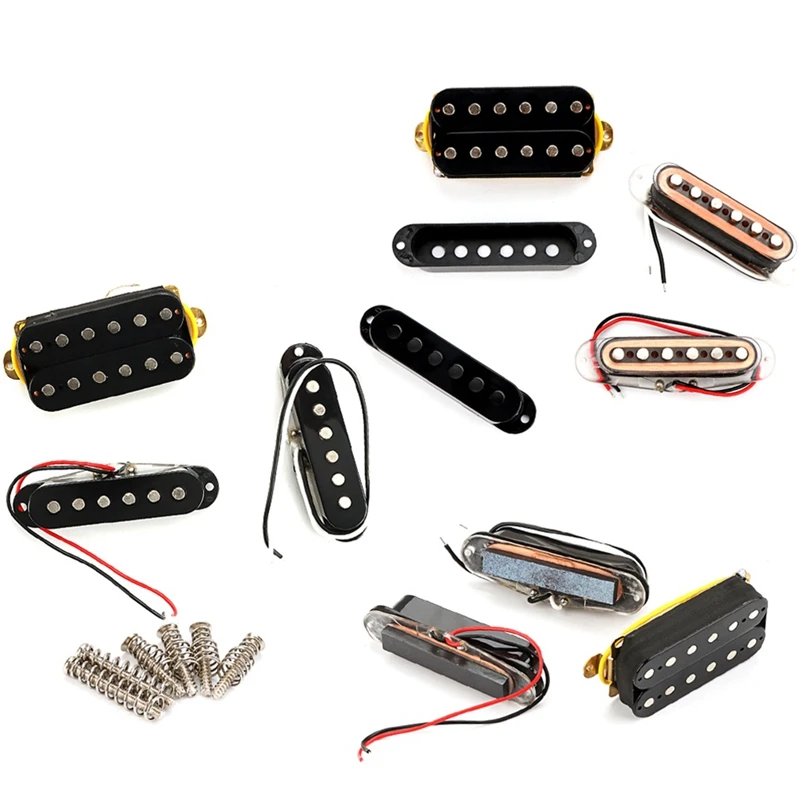 Juego de pastillas de guitarra SSH, bobina única y pastillas Humbucker para piezas de repuesto de guitarra eléctrica, piezas de accesorios