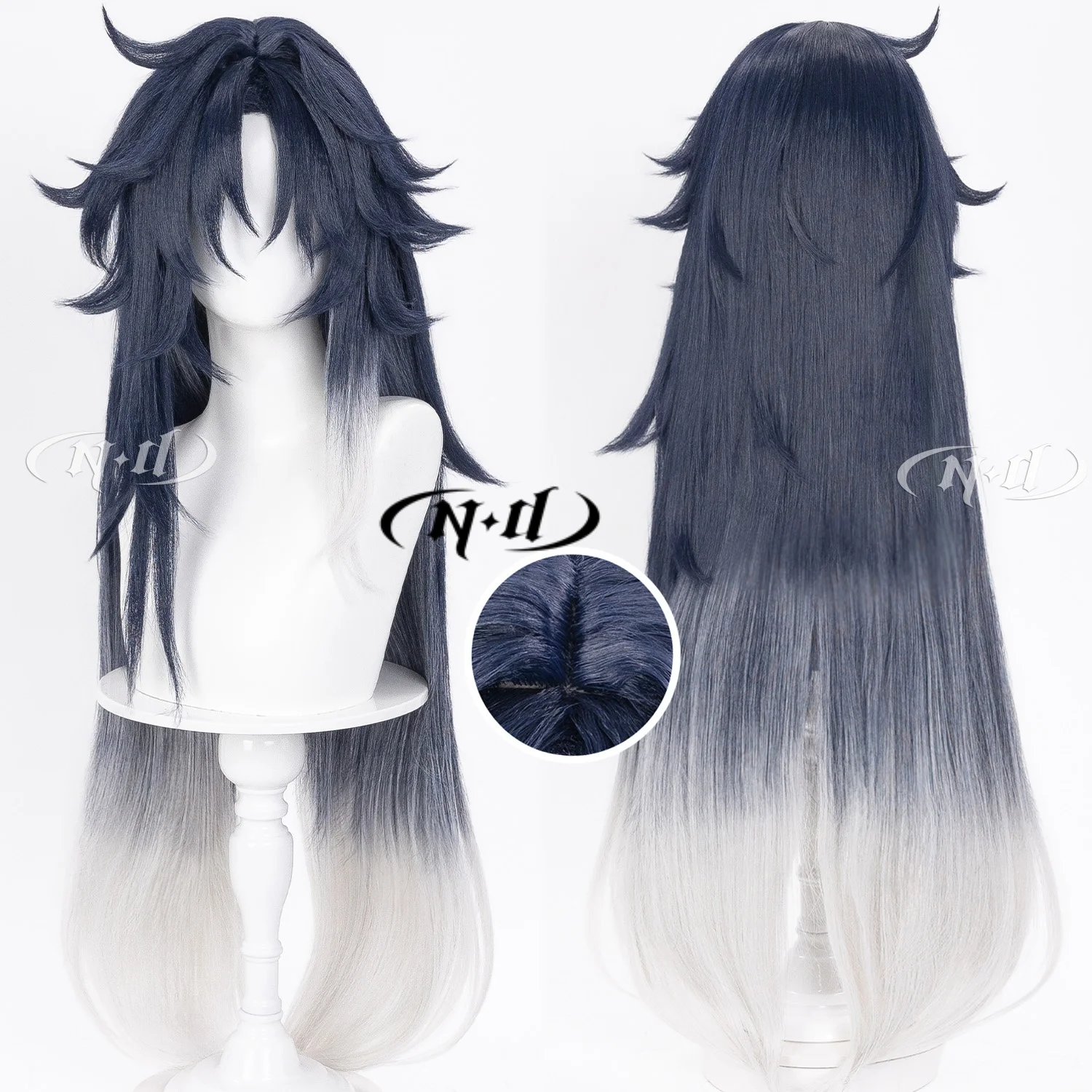 

Парик для косплея ND Mortenax Blade SP Aha Version Honkai: Star Rail, накладные волосы для косплееров на Comic-con, Хэллоуин, костюмированные вечеринки