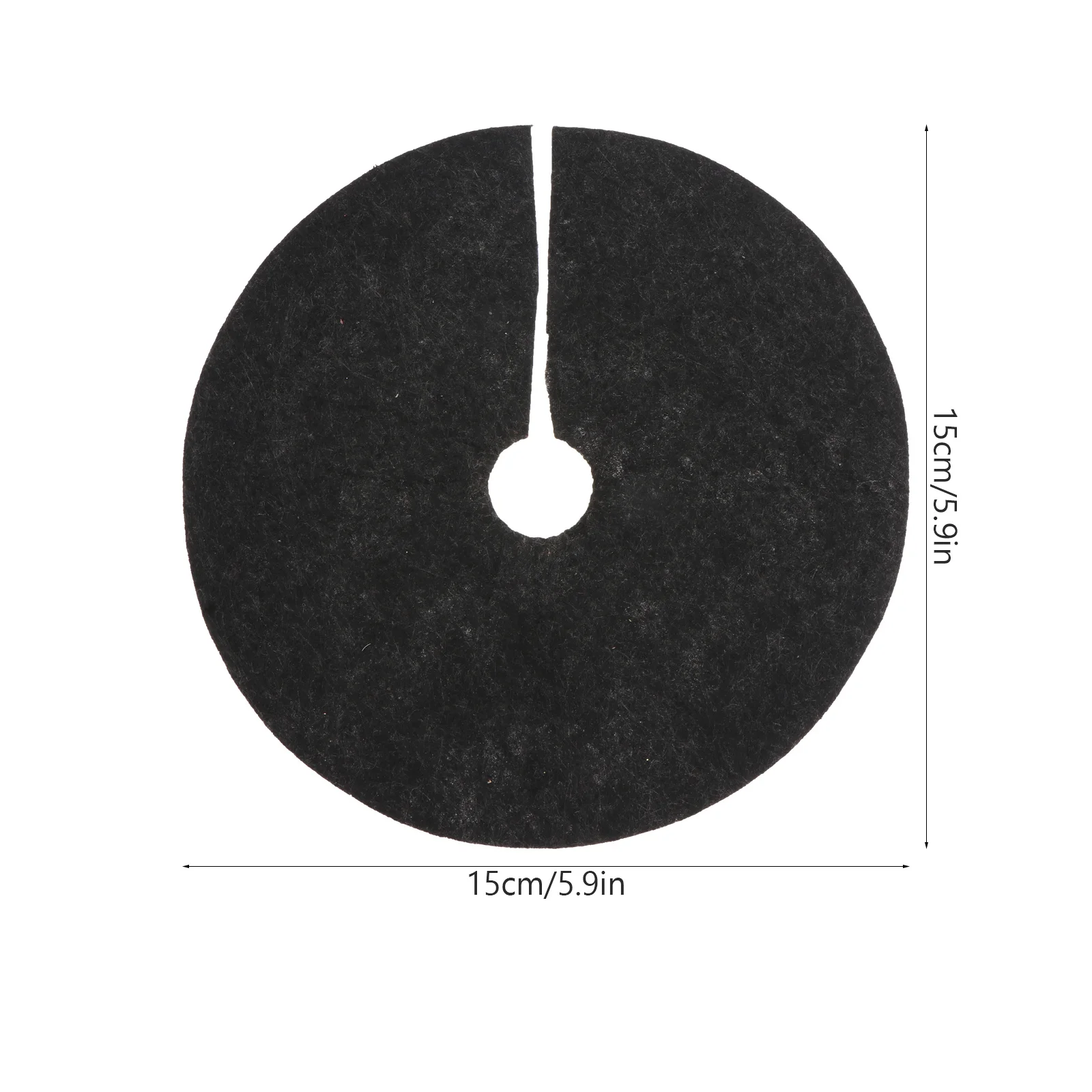 قماش إزالة الأعشاب الضارة المستديرة 10 20 قطعة حلقة المهاد للحديقة قابلة للتحلل حاجز الاعشاب البستان غطاء أرضي من القماش غير المنسوج للنباتات