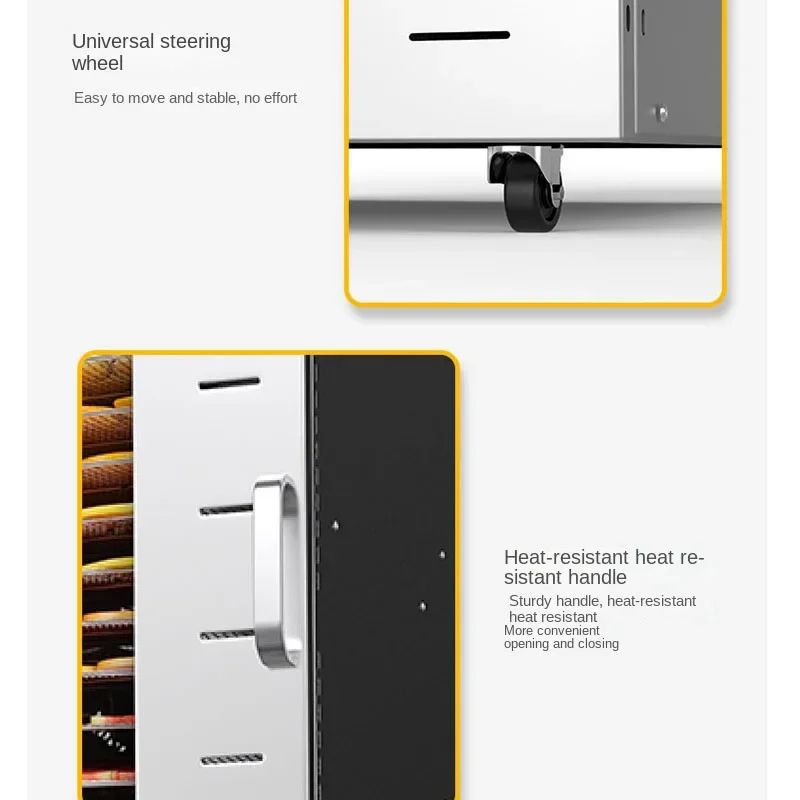Large Dehydrator Fruit and Vegetable Food Dryer Without Flower Mango Longan Mushroom Food Beef Sausage Fish Chicken Duck Bellows