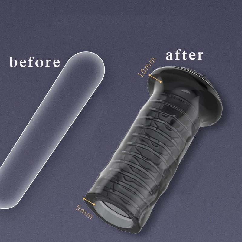 Silicone Foreskin Corrector Resistance Penis Ring Delay Ejaculation Cock Rings Enlargement Male Chastity Cage Sex Toys for Men