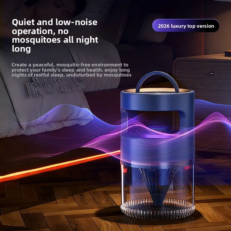 USB Mosquito Suction Lamp Night Light Silent Pest Control for Indoor Outdoor Use Lightweight Powerful Fan for Bedroom Camping view 4
