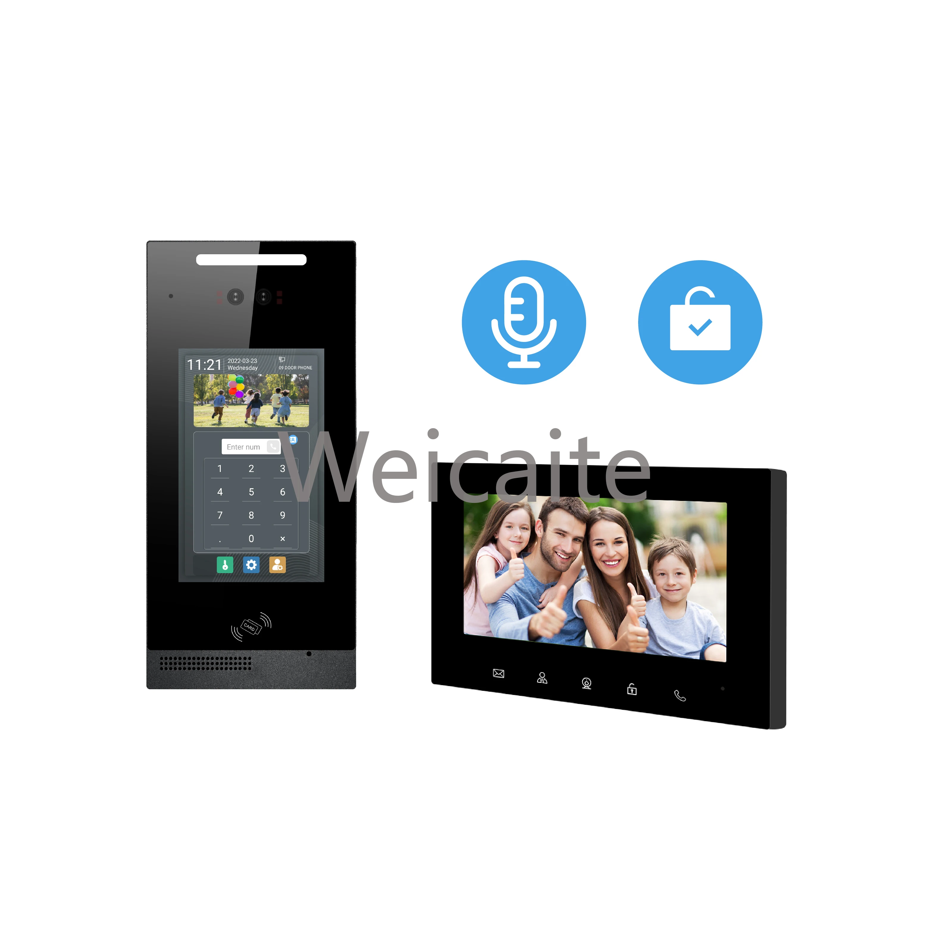 سعر جيد نظام أندرويد فيديو نظام اتصال داخلي الهاتف تويا باب متعدد الوحدات شقة IP فيديو باب الهاتف نظام اتصال داخلي