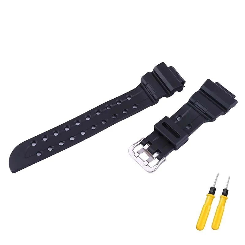 Men's Resin watch strap accessories compatible for Casio GWF-A1000 D1000 FROGMAN Five or six generation rubber sports wristband