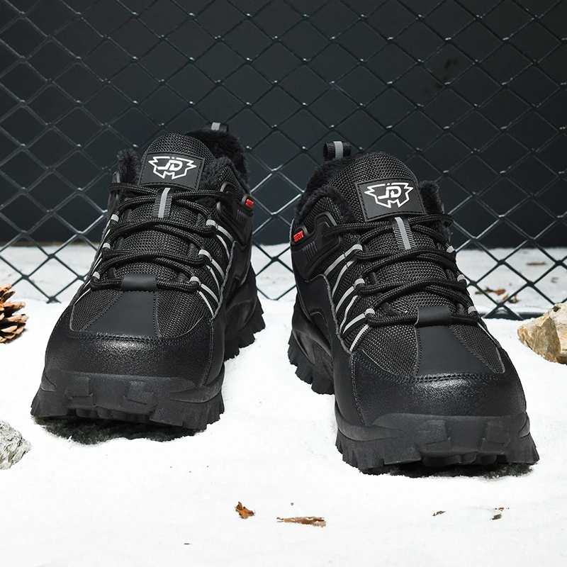 

Cushioned Thick Sole Running Shoes Men Breathable Mesh Upper Non-Slip Outsole Sport Sneakers for Long Distance Running