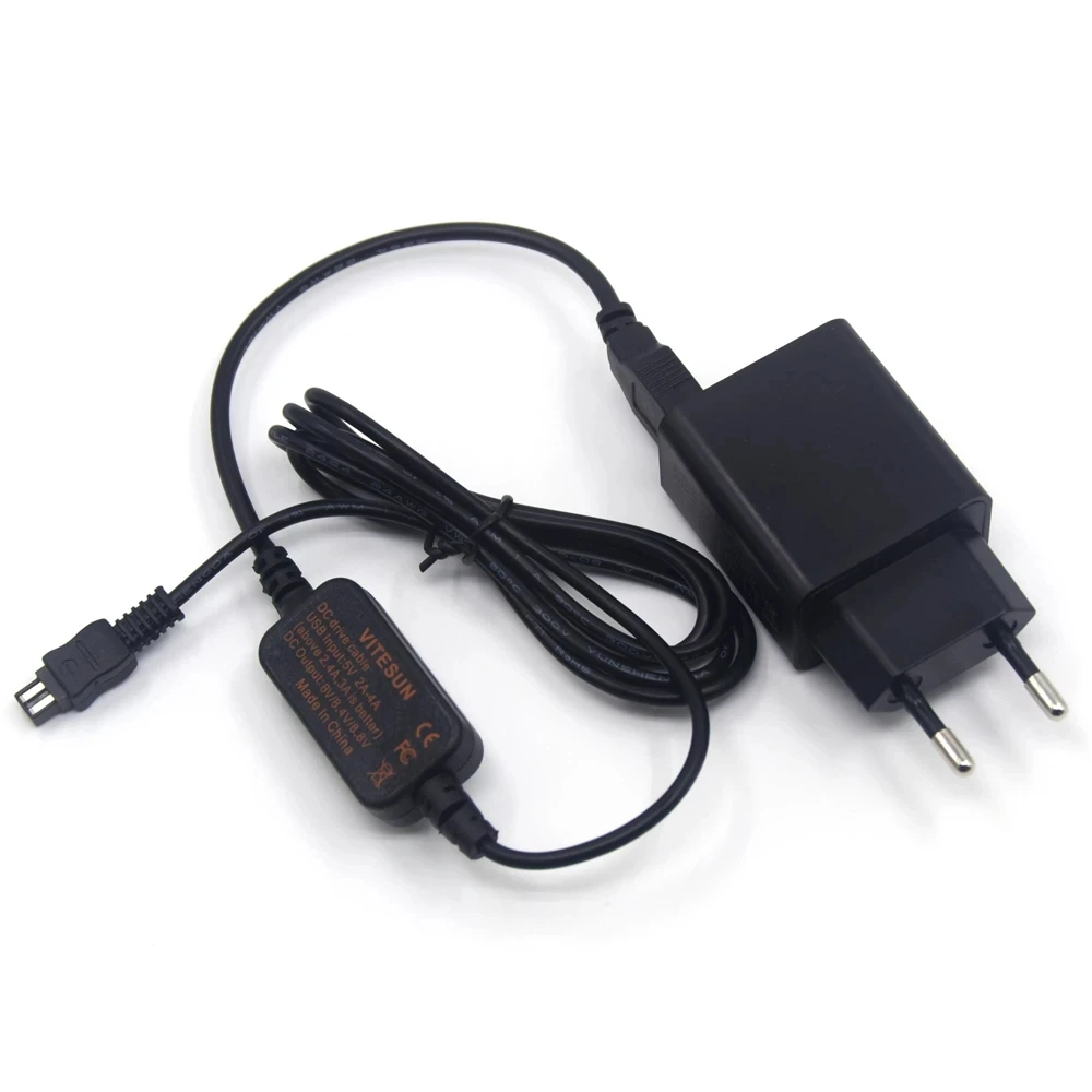 

Fast Charger 18W USB Power Cable DC for Sony DSC-HX1 DCR-UX5 UX7 HDR-XR100 NEX VG30 VG900 DEV-50 FDR-AX33 V700