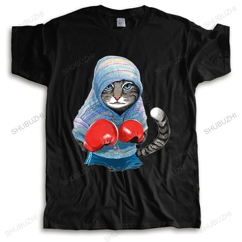 Men Cotton T Shirt Summer Neuheiten Mode Männer Tshirt katze Gedruckt t-shirt Kurzarm Loose tops for him plus size teeshirt