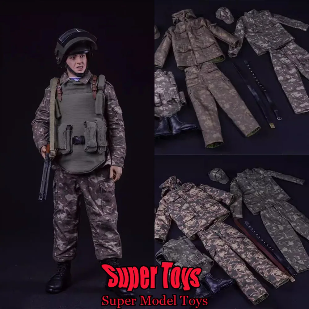 Marsdivine RUS-036/037 1/6 Scale Men Soldier Soviet Camo Collection Set Jungle Combat Uniform For 12'' Action Figure Model Toys