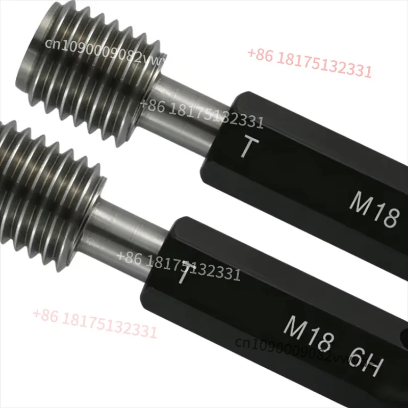 7H8H High Accuracy GCr15 Stainless Steel Double-Headed Plug Gauge Measuring Tool for Inner/Outer Diameter and Spot Hole Analysis