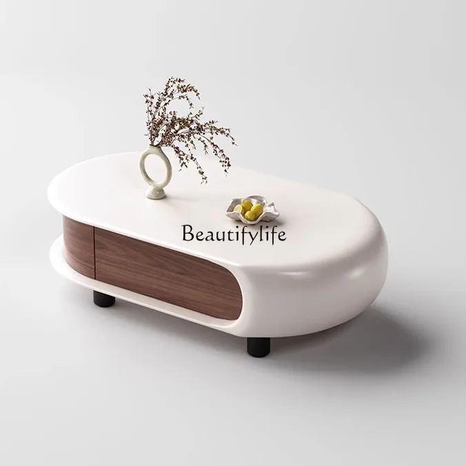 

Minimalist coffee table living room household small apartment