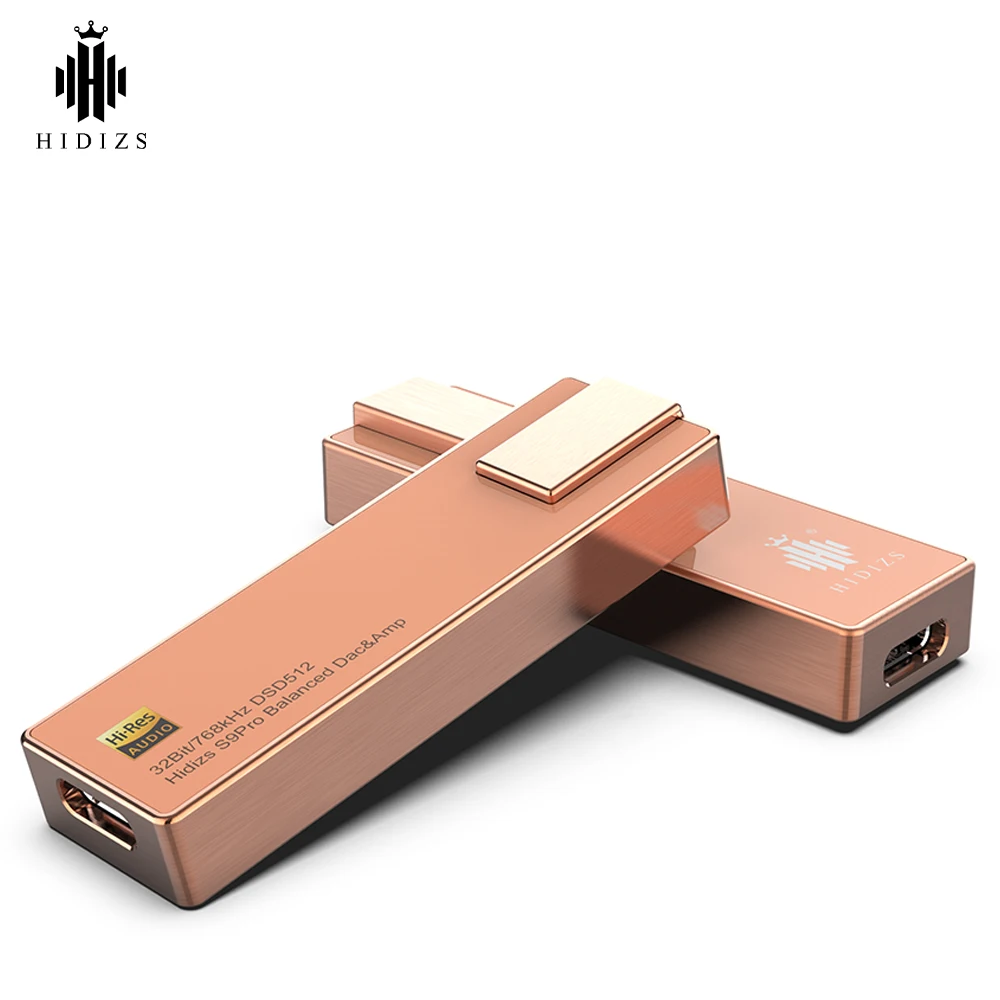 

Hidizs S9 PRO ES9038Q2M Balanced Mini USB DAC AMP Headphone Amplifier DSD512 PCM 768kHz 2.5/3.5mm Output 200Mw