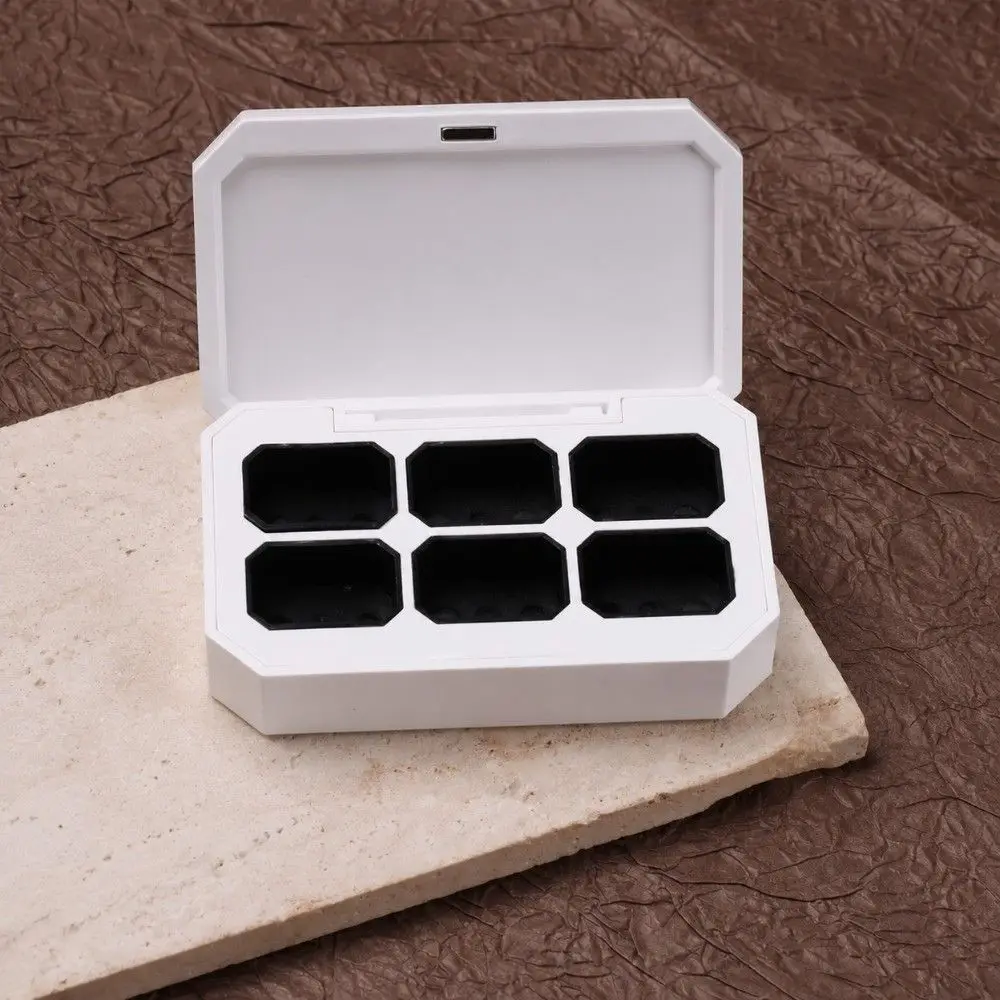 Portable Nail Polish Palette Light Avoiding Magnetic Lid Nail Art Palette Detachable Professional Empty Magnetic Box Nail Art