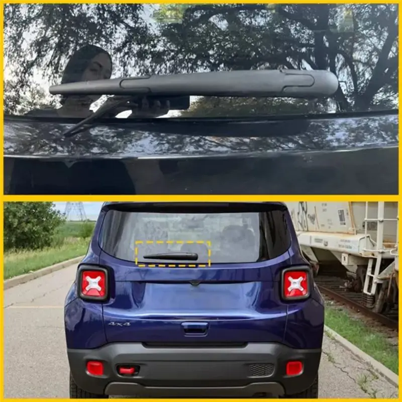NEW HOT In Stock-1 Pair Rear Windshield Wiper Blade Window Wiper With Blade Kit 68256590AA For Jeep Renegade 2015-2019 Parts