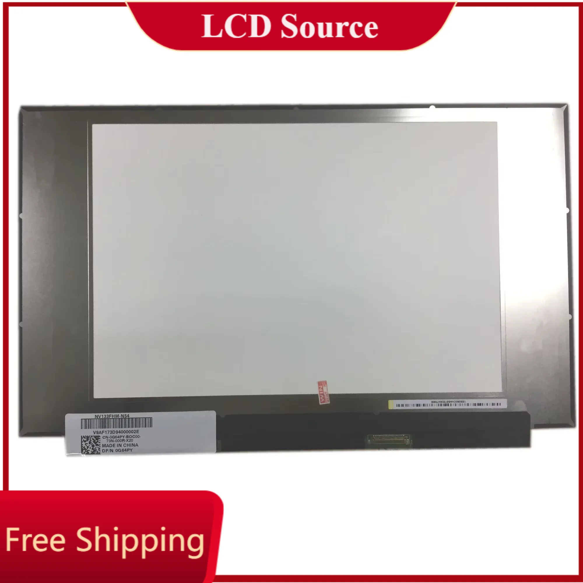 

NV133FHM-N54 72% NTSC 30 pins EDP 1920X1080 Laptop LCD Screen LED 13.3 inches 60Hz