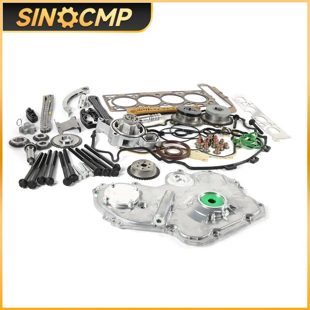 Комплект цепи ГРМ, масляный насос, селениоидный привод, комплект крышки шестерни для GM Ecotec 2,0 л 2,4 л HS26517PT 90537632 24424758 12608580 Комплект цепи ГРМ, масляный насос, селениоидный привод, комплект крышки шестерни для GM Ecotec 2,0 л 2,4 л HS26517PT 90537632 24424758 12608580