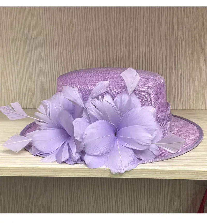 Frühling Sommer Mode Leinen Material Fischer Eimer Hut Für Frauen Bogen Dekoration Flache Top Fedora Hut Elegante Qualität Sonnenhut – Detail 3