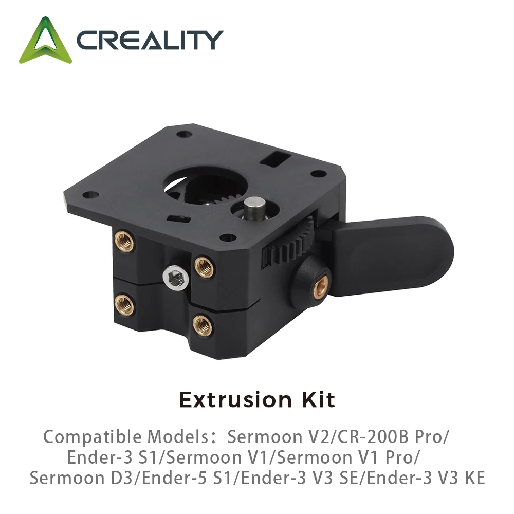 Creality Extrusion Kit Black Plastic Extrude Kit For Sermoon V1/V1 Pro/V2/D3 CR-200B Pro Ender-3 S1/5 S1/3 V3 SE/3 V3 KE