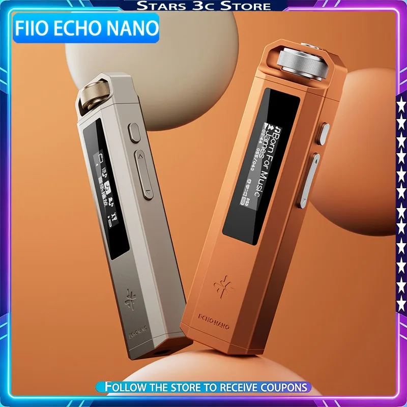 

FiiO SnowSky ECHO NANO HIFI Music Player Metal Body Support UAC Built-in Sound Card Function Independent DAC Chip Walkman MP3