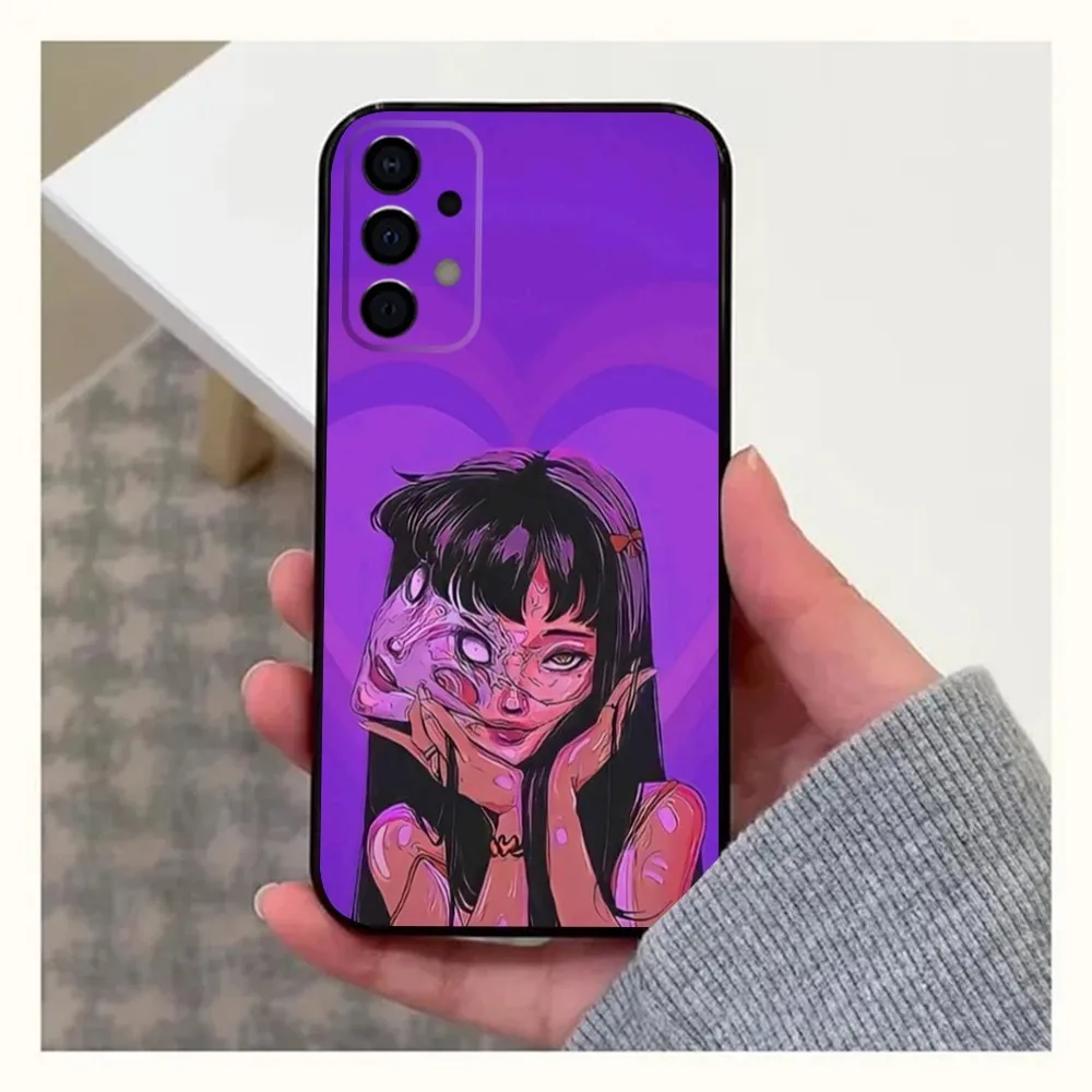 Horror Comics J-Junji T-Tomie Phone Case For Samsung Galaxy A13,A21s,A22,A31,A32,A52,A53,A71,A80,A91 Soft Black Shell