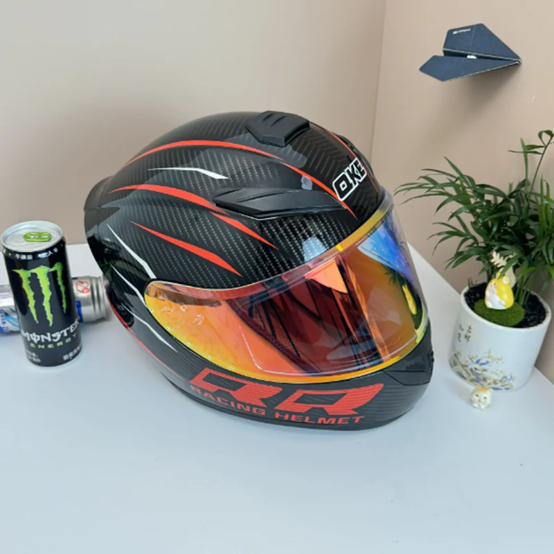 

Versatile Full Face Motorcycle Helmet Removable Moisture Wicking Liner Best for Autumn Winter Windproof Warm DOT Approved