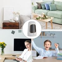 Electric Space Heater Mini Portable Wall Mount Home Office Desktop Warm Air Heater Warmer Fan Silent Remote Fast Heat Thermostat