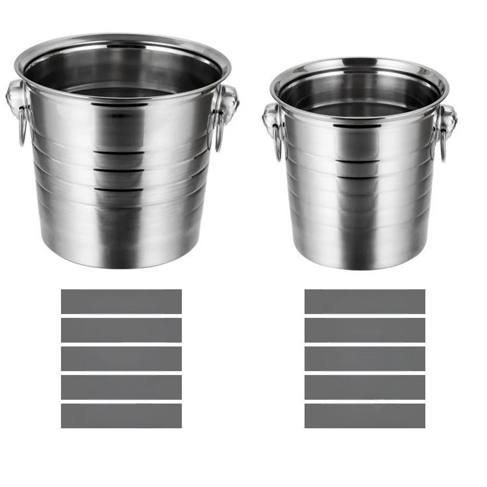 Stainless Steel  FOR TIGER  Head Ice Bucket For Beer  FOR Commercial Cooler Beer Chiller Ice Bucket Ktv Bar Tool