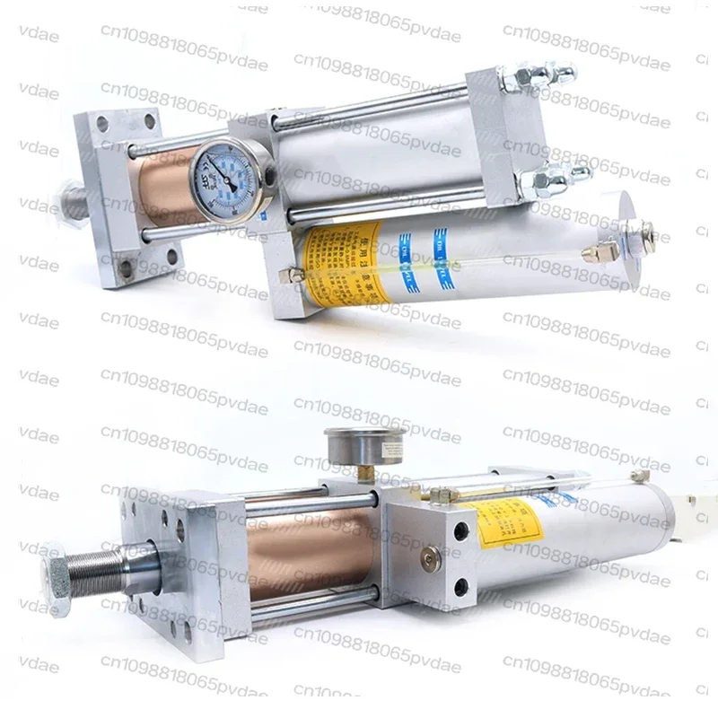 Tool Parts Double Action Standard Pneumatic Hydraulic Gas-Liquid Pressurized Booster Cylinder MPTBore Size 63-100mm Pressure