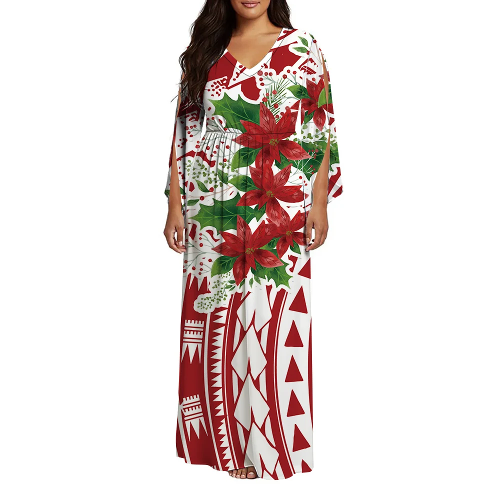 เดรสยาวลำลองแบบคอวีทรงเอไลน์ แ - Summer Clothing Wholesale บทวิจารณ์และราคา