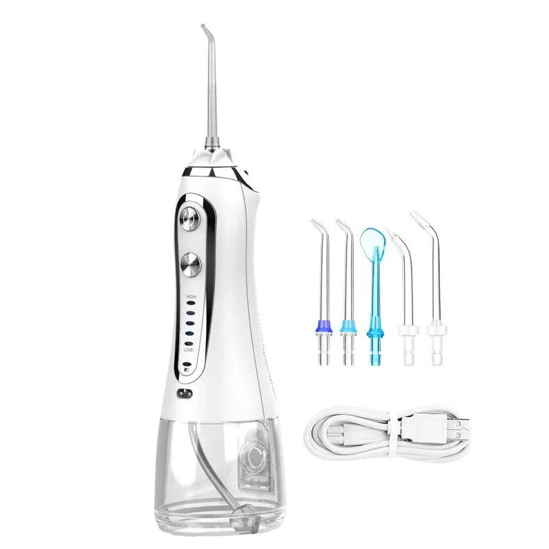 Handheld Portable Dental Flusher Water Dental Scaler Electric Dental Scaler 5-speed Large Water Tank