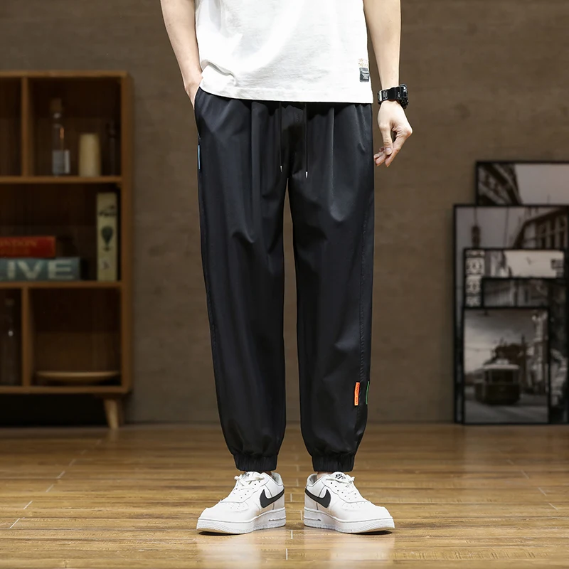 2024 Spring Long Pants Ultra-thin Men's Stretch Slim Straight Casual Pants High Quality Fashion Breathable Golf Sports Trousers