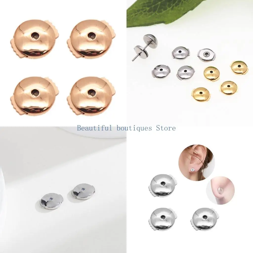 

U4LF Stylish and Practical Earplugs Locking Clip Convenient Earplugs Retainer Large Earring Replacements for Studs Earrings