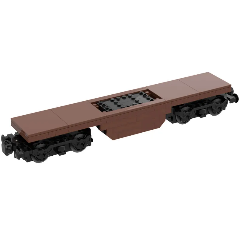 Power Functions MOC 88002 RC Train Wagon Flat Base Double Motors 87574 Batteriebox Flachbettwagon Motorisierung Building Blocks