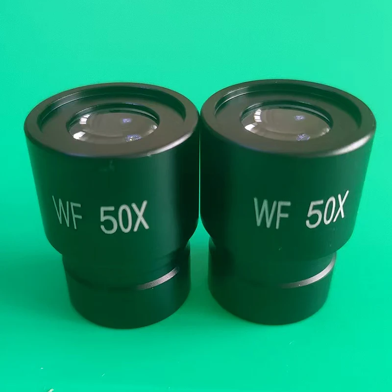 1pcs WF50X Biological Microscope eyepiece Mounting size 23.2mm Optical Microscope Lens Accessories Wide Angle Lens Monocular