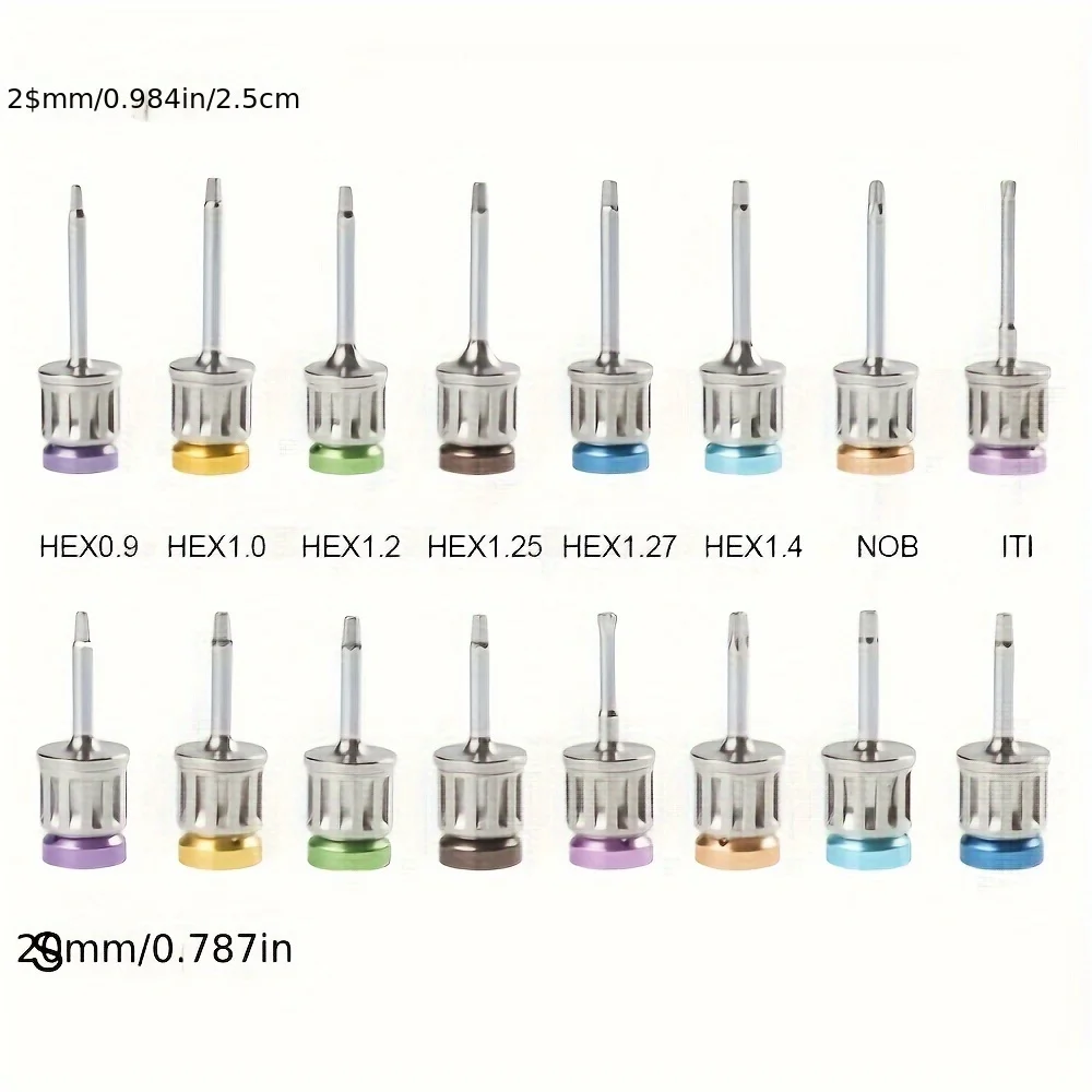 

Dental Universal Implant Torque Screwdrivers Wrench Kit 15-70NCM Ratchet Drivers Dentistry Implantology Prosthetic Tools