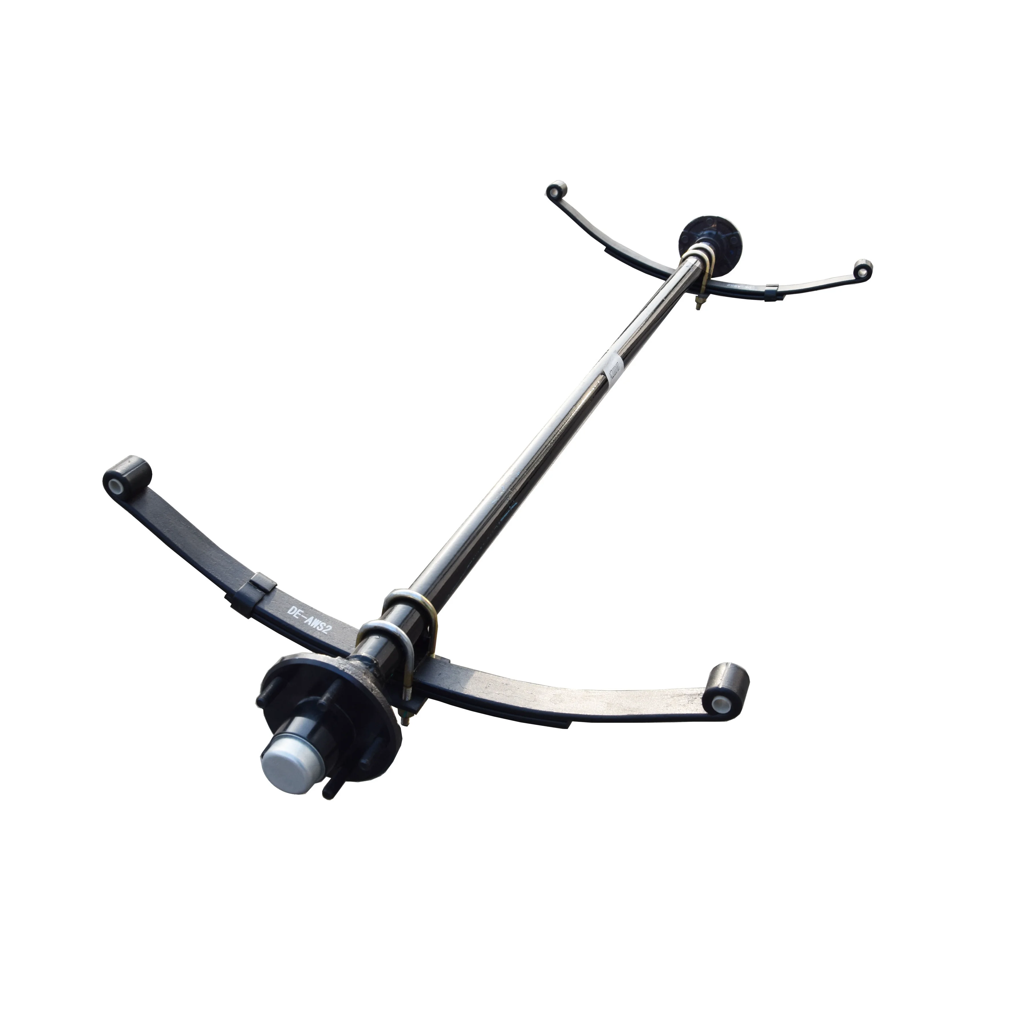 

Trailer Axle For RV Trailers 3500 Lbs Hub Axle With Spring Assembly Unbrake