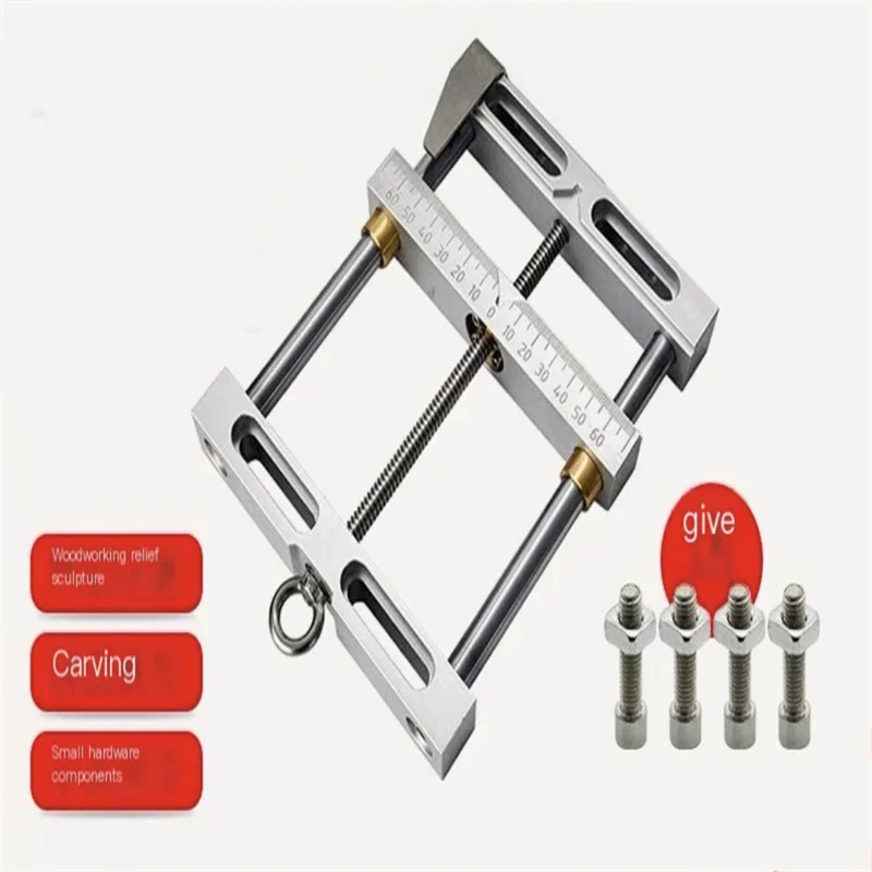 CNC Engraving Machine Parallel-jaw Vice Precision Flat Tongs Special Vise for Brand Carved and Hollowing Out Relief