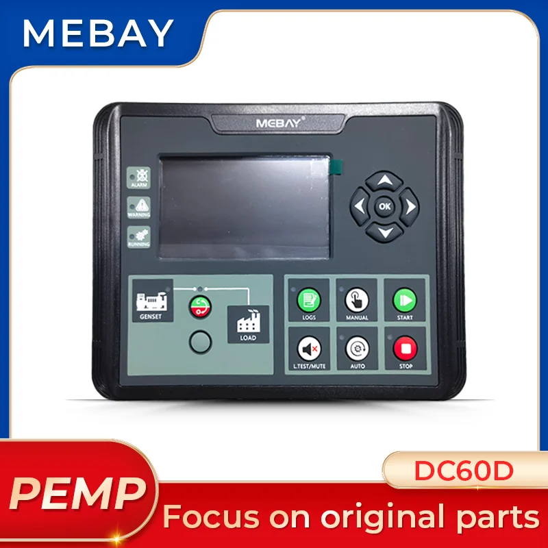 

Original Mebay Controller DC60D DC62D DC60DR DC62DR Generator Engine Control Module For Genset Parameters Monitor